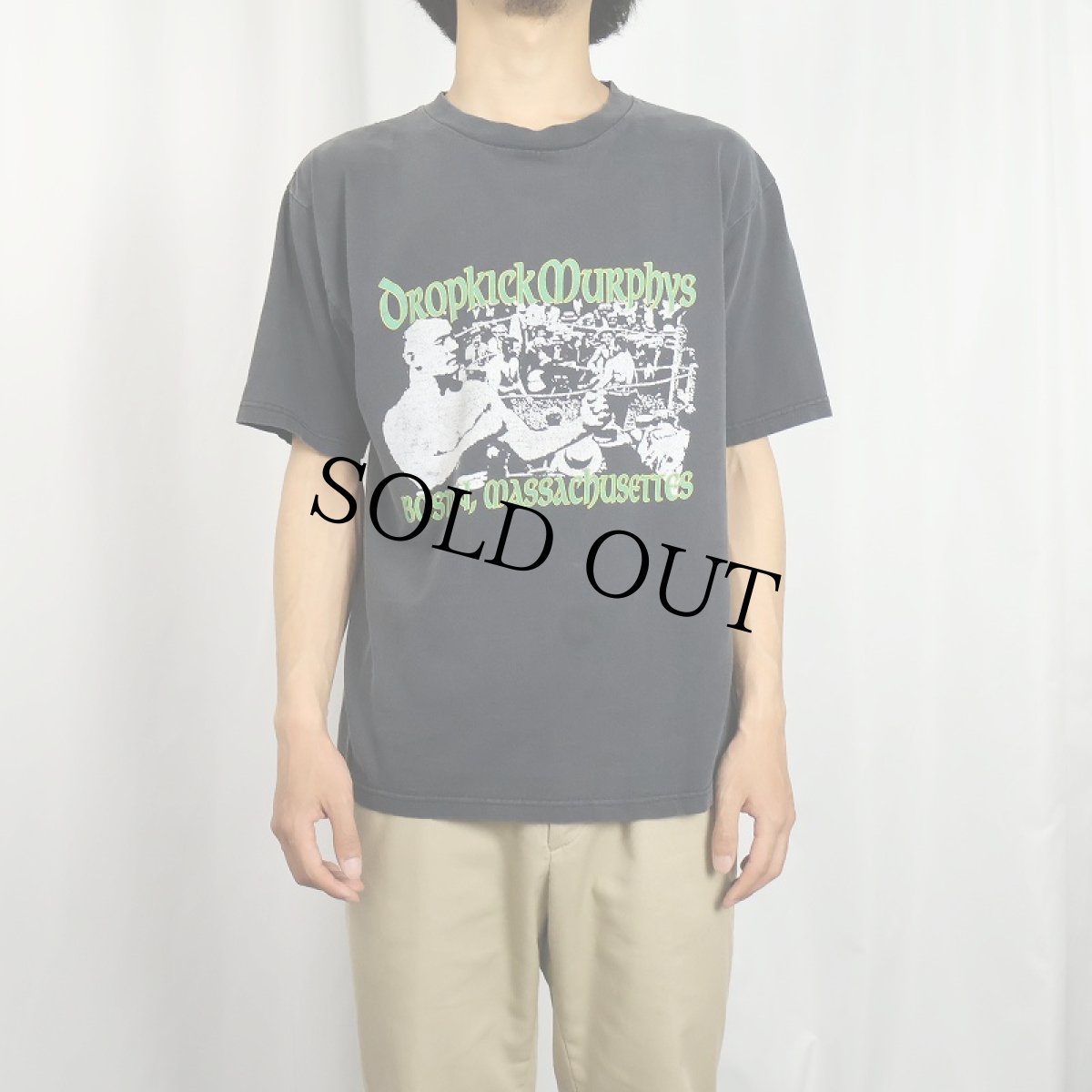 画像2: Dropkick Murphys パンクロックバンドプリントTシャツ BLACK M (2)