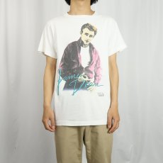 画像2: 80's James Dean USA製 ハリウッドスタープリントTシャツ M (2)