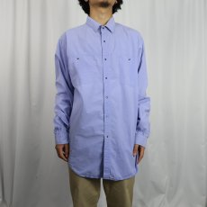 画像2: 2000's Patagonia コットンスナップシャツ L (2)