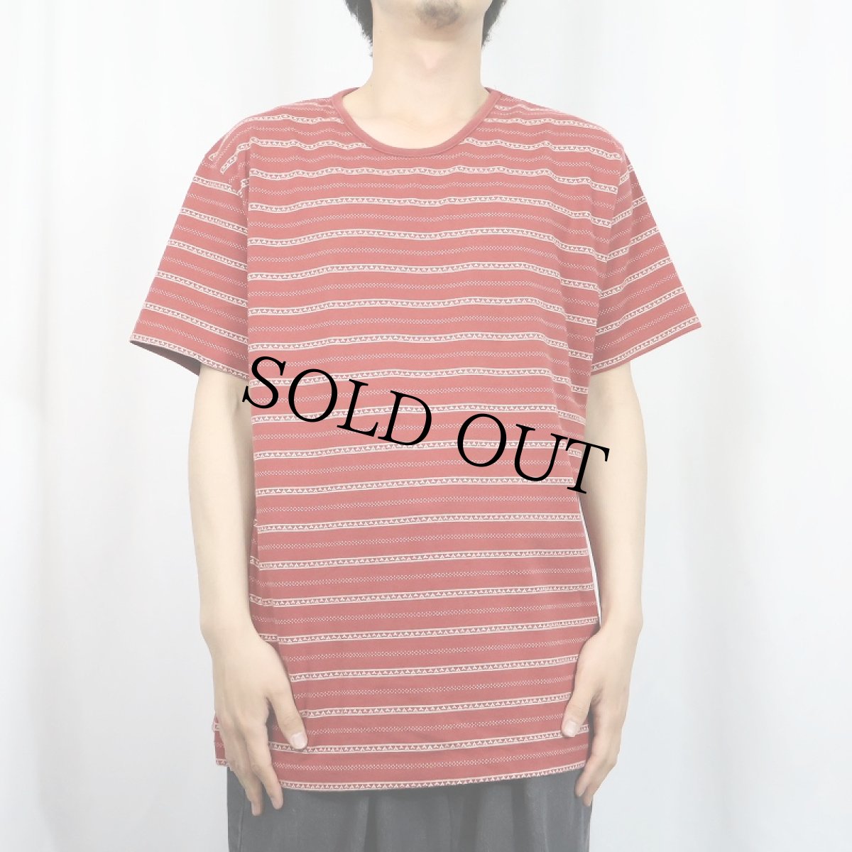 画像2: 90's POLO Ralph Lauren USA製 ボーダー柄 Ｔシャツ L (2)