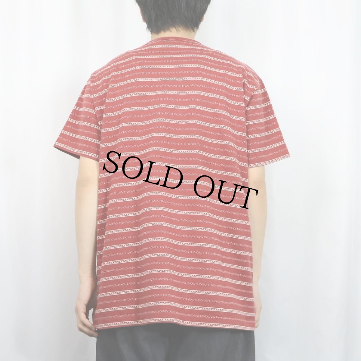 画像3: 90's POLO Ralph Lauren USA製 ボーダー柄 Ｔシャツ L (3)