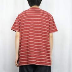 画像3: 90's POLO Ralph Lauren USA製 ボーダー柄 Ｔシャツ L (3)