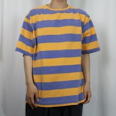 画像2: 90's GAP ボーダー柄 鹿の子Ｔシャツ  (2)