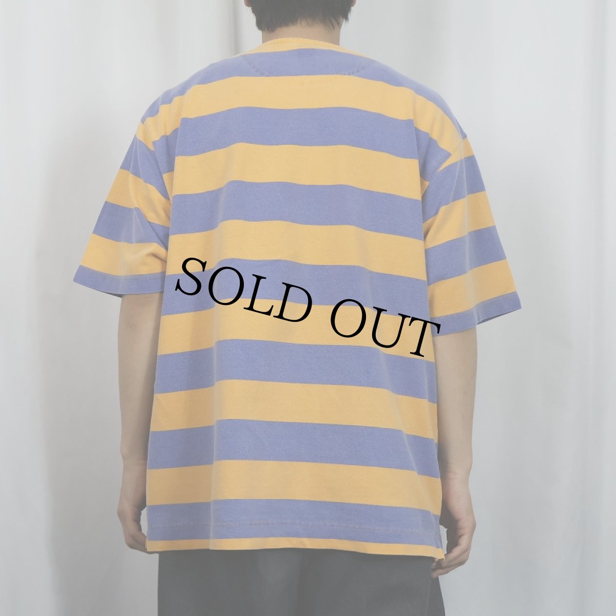 画像3: 90's GAP ボーダー柄 鹿の子Ｔシャツ  (3)