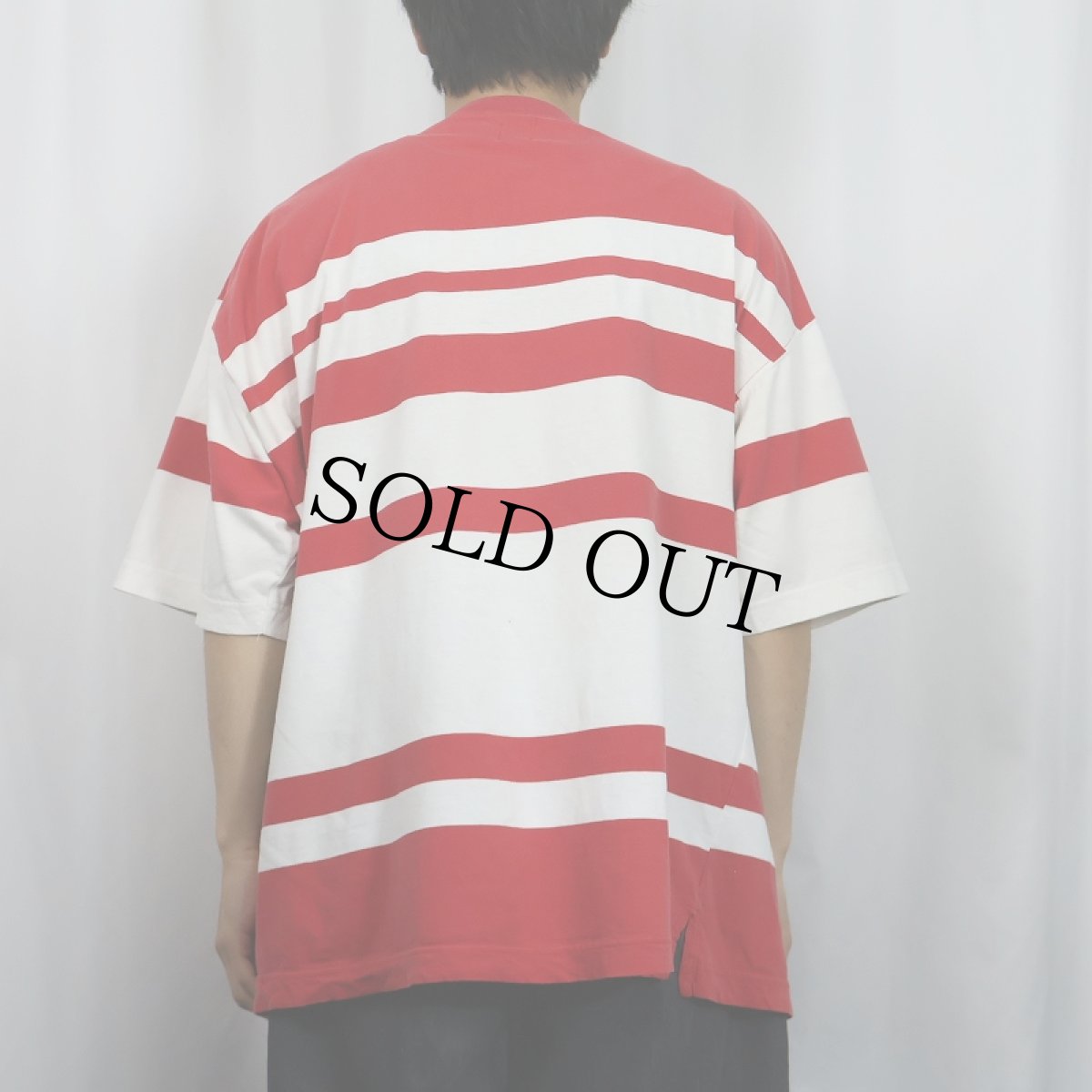 画像3: 90's GAP マルチボーダー柄 Ｔシャツ XL (3)