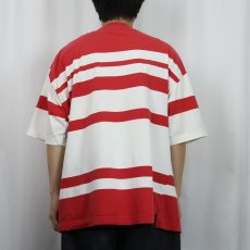 画像3: 90's GAP マルチボーダー柄 Ｔシャツ XL (3)