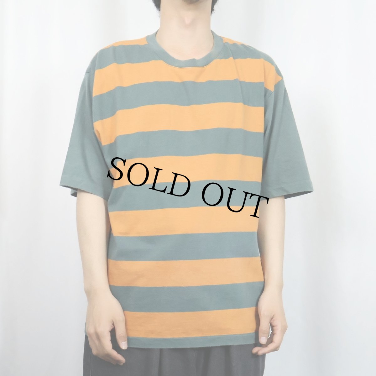 画像2: 90's GAP USA製 ボーダー柄 Ｔシャツ L (2)