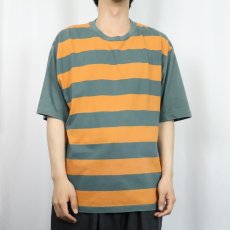 画像2: 90's GAP USA製 ボーダー柄 Ｔシャツ L (2)