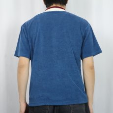 画像3: 70's ORO USA製 パイルポロシャツ M (3)