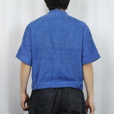 画像3: 60〜70's STATE-O-MAINE パイル ビーチシャツ M (3)