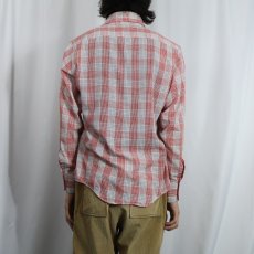 画像3: 70's McGREGOR USA製 チェック柄 シャツ M (3)