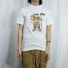 画像2: 80's Woolrich USA製 羊イラストプリントTシャツ M (2)