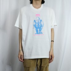 画像3: 90's ZEBCO RHINO ROD USA製 サイイラスト 釣り具メーカープリントTシャツ XXL (3)