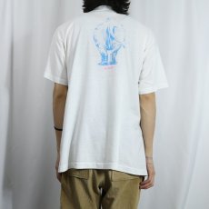 画像4: 90's ZEBCO RHINO ROD USA製 サイイラスト 釣り具メーカープリントTシャツ XXL (4)