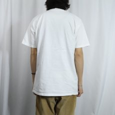 画像3: "BLOOD BANK" 馬イラスト メッセージプリントTシャツ XL (3)