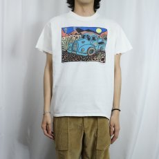 画像2: 90's "TRUCK" イラストプリントTシャツ L (2)
