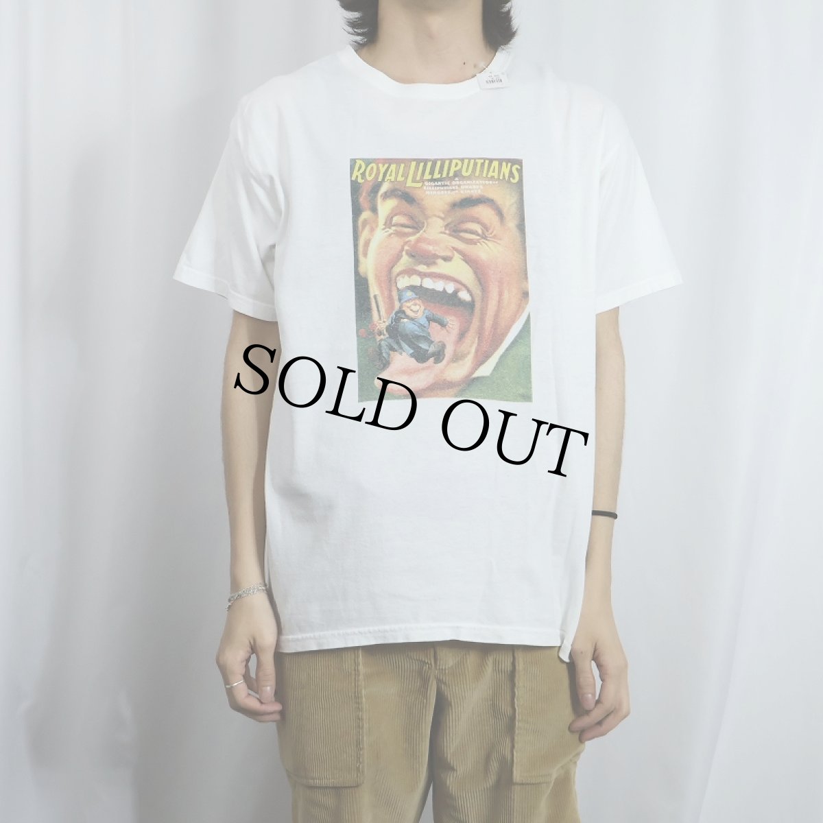 画像2: ROYAL LILLIPUTIANS コメディ劇団ポスタープリントTシャツ L (2)