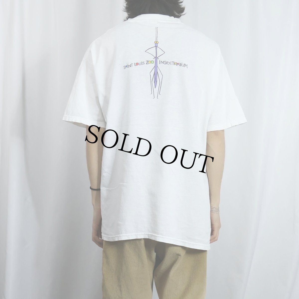 画像3: Saint Louis Zoo "BUG" 虫プリントTシャツ XL (3)