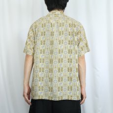 画像3: 50's KAHANAMOKU 総柄 レーヨンアロハシャツ (3)