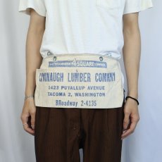 画像2: VINTAGE "CAVANAUGH LUMBER COMPANY" キャンバスツールエプロン (2)