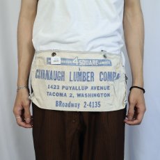 画像2: VINTAGE "CAVANAUGH LUMBER COMPANY" キャンバスツールエプロン (2)