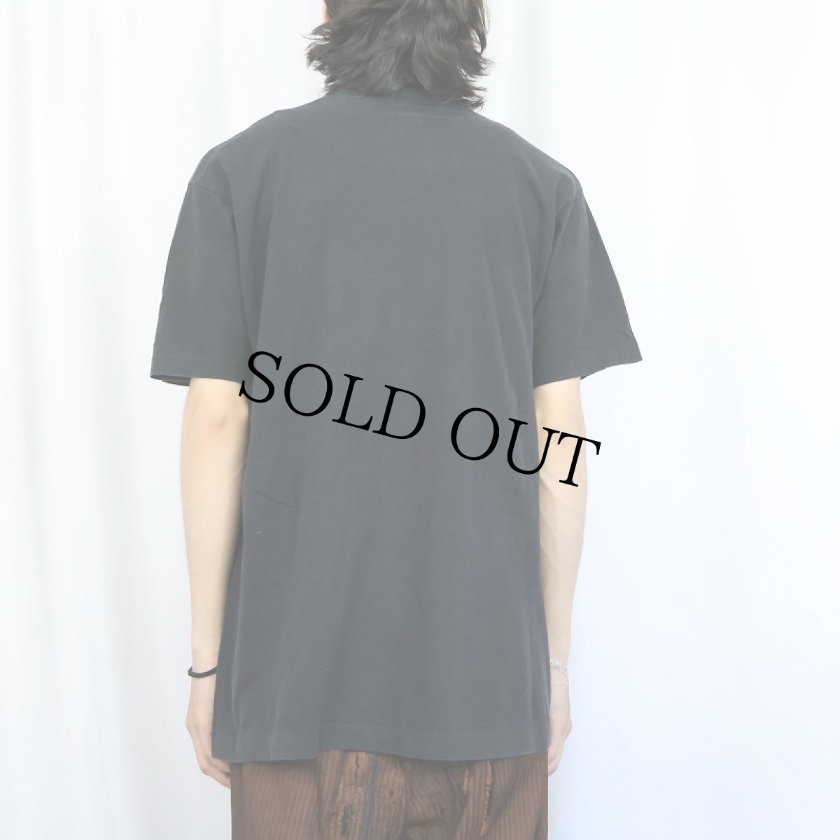画像3: 80's FRUIT OF THE LOOM USA製 無地ポケットTシャツ BLACK XL (3)
