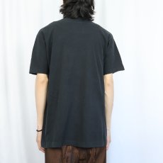 画像3: 80's FRUIT OF THE LOOM USA製 無地ポケットTシャツ BLACK XL (3)
