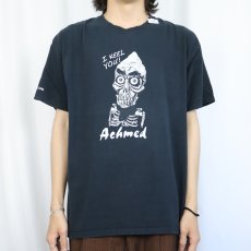 画像2: Jeff Dunham "Achmed the Dead Terrorist" 腹話術師 キャラクタープリントTシャツ BLACK L (2)