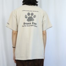 画像3: Bronx Zoo タイガーイラストプリントTシャツ L (3)