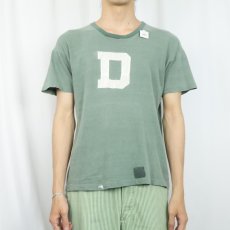 画像2: 60's Champion C中ランタグ "D" プリントTシャツ  (2)