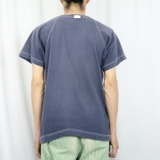 画像3: 60's Sportwear 無地ラグランTシャツ NAVY XL (3)