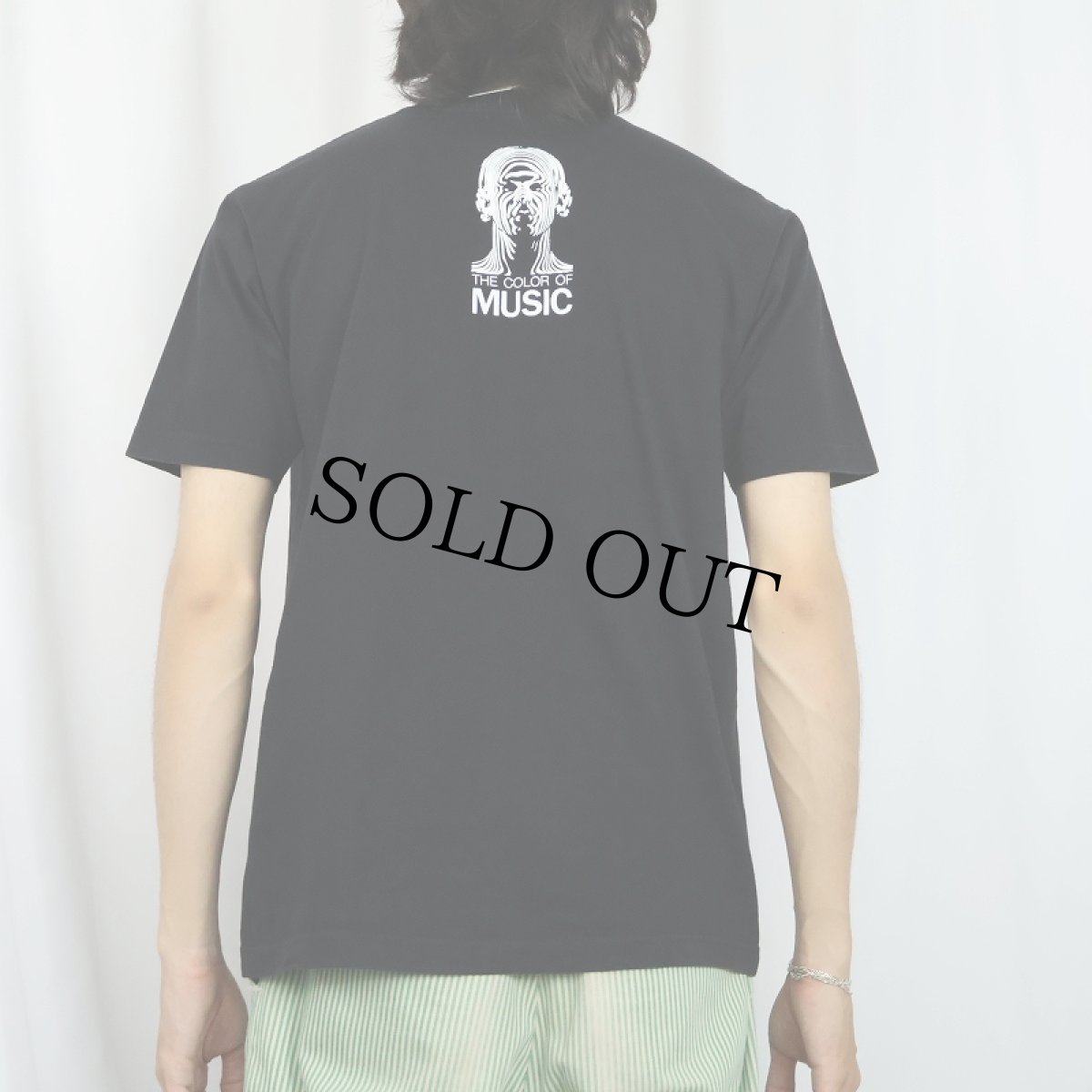 画像4: "THE COLOR OF MUSIC" プリントTシャツ BLACK L (4)