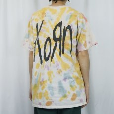 画像4: Korn "It's gonna be better tomorrow" タイダイ メタルバンドプリントTシャツ L (4)