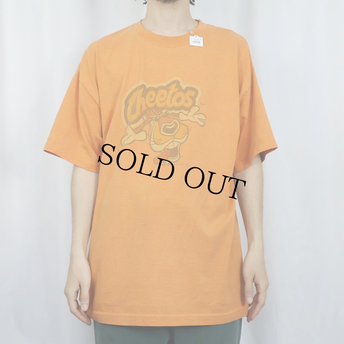 画像2: "Cheetos" お菓子メーカー キャラクタープリントTシャツ XL (2)