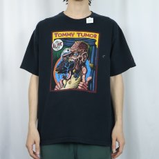 画像2: R.K. Sloane "TOMMY TUMOR" アートプリントTシャツ BLACK L (2)