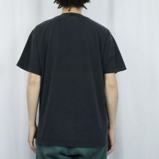 画像3: "Mr. T"  俳優 ロゴプリントTシャツ BLACK L  (3)
