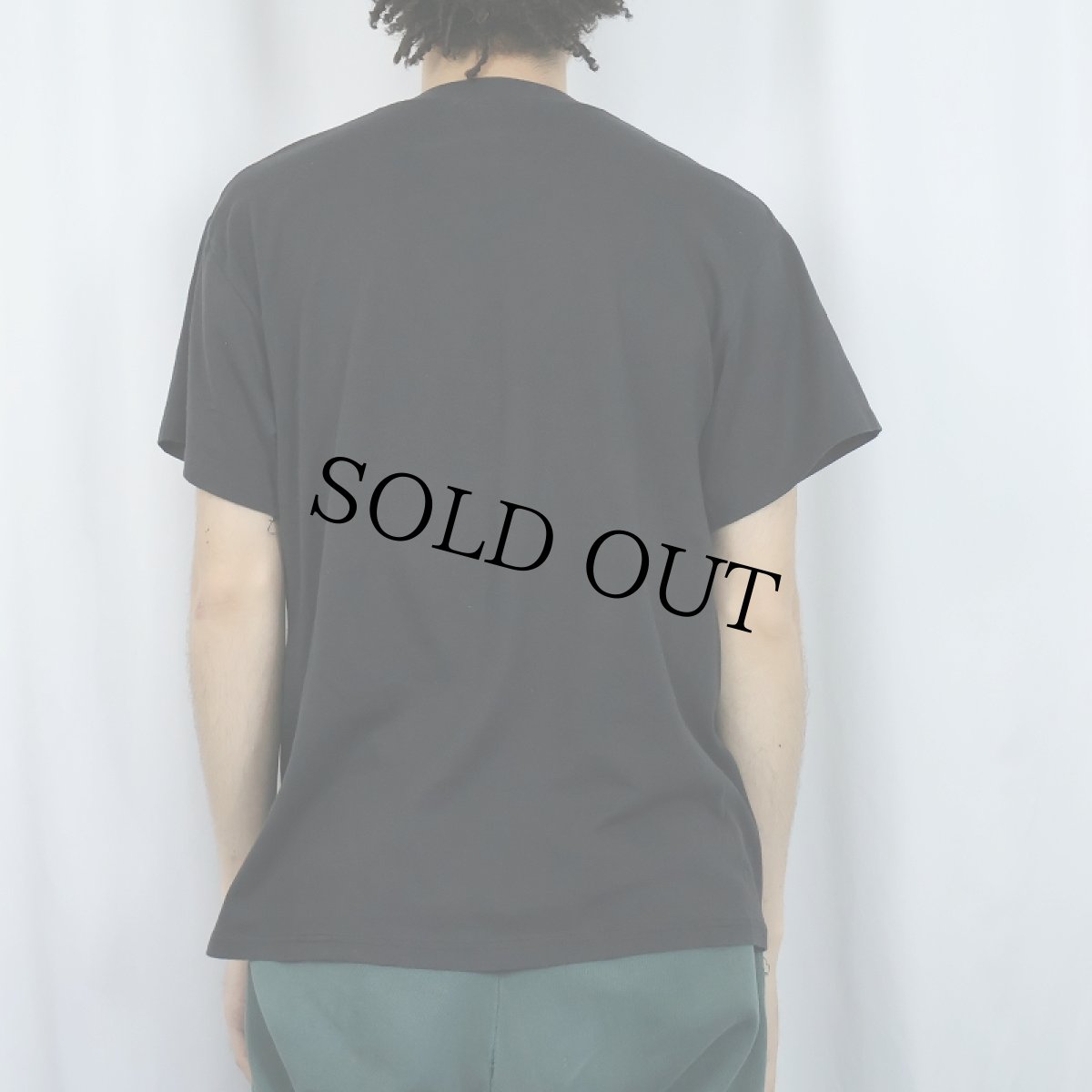 画像3: 80's EVITA USA製 ラメプリント ミュージカルTシャツ BLACK L (3)