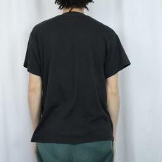 画像3: 80's EVITA USA製 ラメプリント ミュージカルTシャツ BLACK L (3)