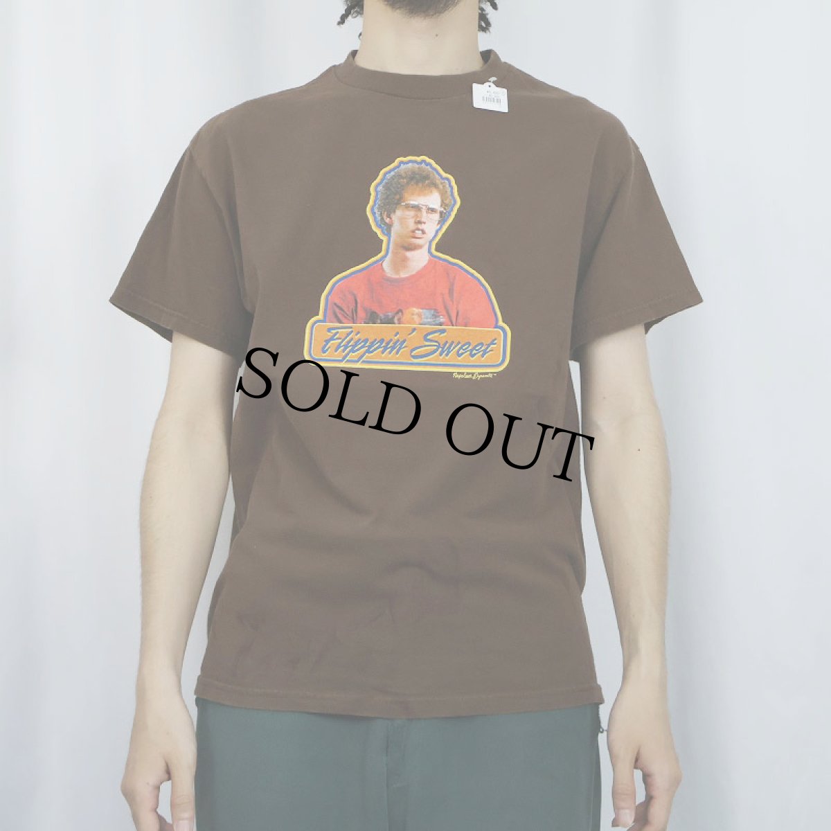 画像2: Napoleon Dynamite "FLIPPIN SWEET" 映画プリントTシャツ M (2)