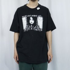 画像2: 90's DC COMICS "Sandman Death" アメコミキャラクタープリントTシャツ BLACK XL (2)