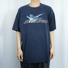 画像3: STAR WARS SF映画プリントＴシャツ NAVY XL (3)