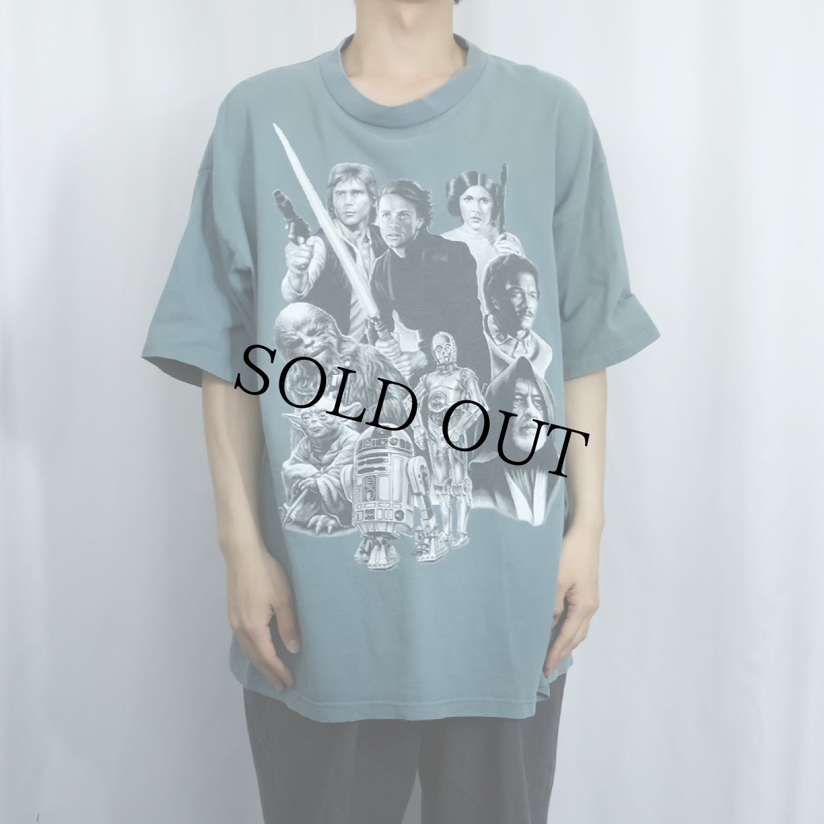 画像2: 90's STAR WARS USA製 SF映画プリントＴシャツ XL (2)