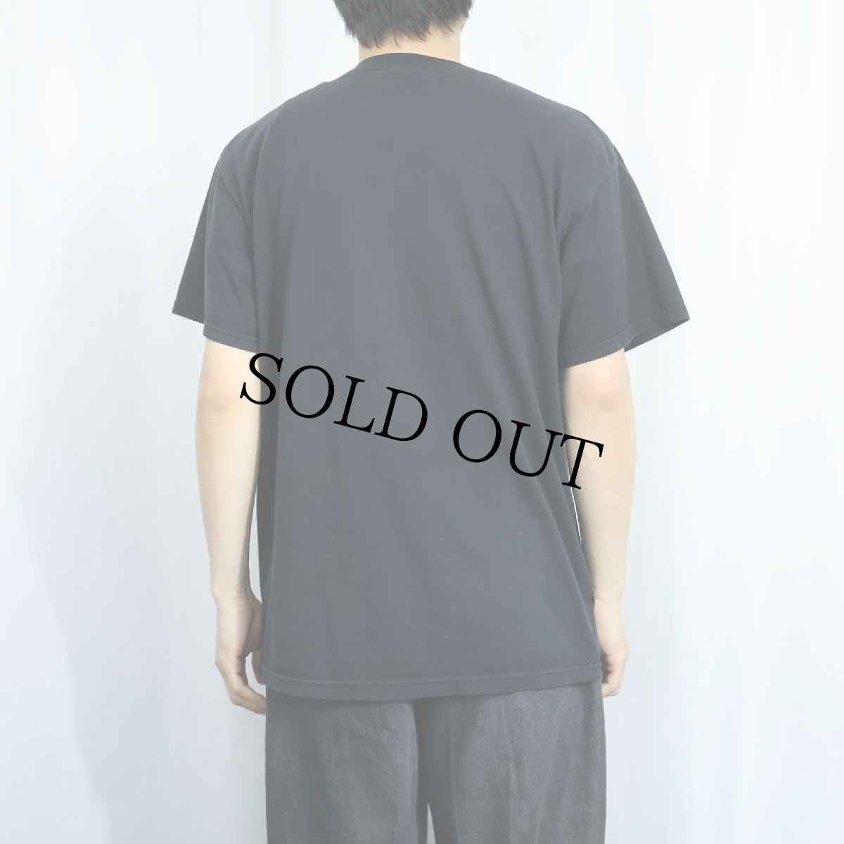 画像3: STAR WARS "YODA" SF映画プリントＴシャツ BLACK L (3)