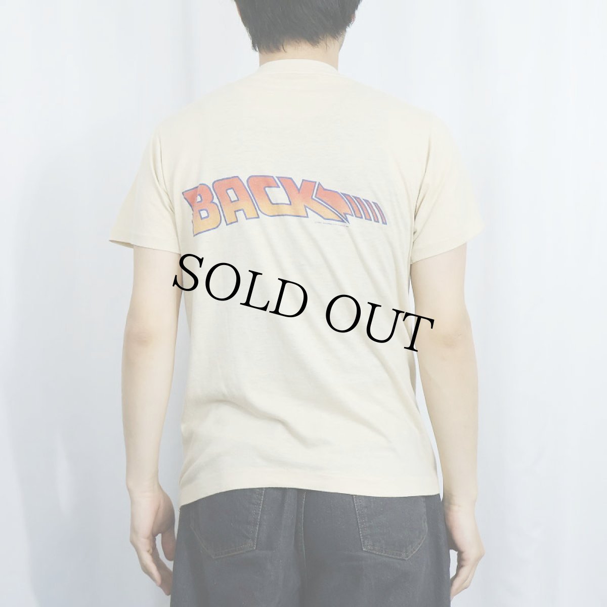 画像4: 1985 Back to the Future USA製 SF映画プリントＴシャツ L (4)