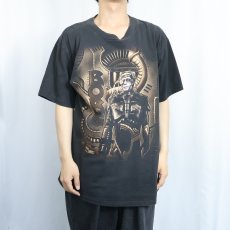 画像2: 90's STAR TREK The Next Generation USA製 "BORG" SFテレビドラマプリントＴシャツ BLACK XL (2)