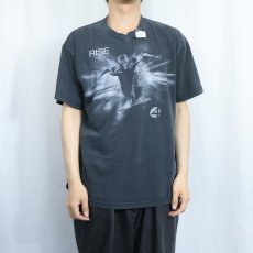 画像2: 2007 Fantastic Four Rise of the Silver Surfer 映画プリントTシャツ BLACK L (2)