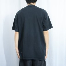 画像3: 90's Bruce Lee  USA製 ハリウッド俳優 フロッキープリントＴシャツ BLACK XL (3)