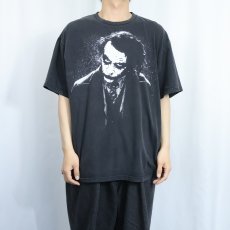 画像2: 2008 The Dark Knight "JOKER" 映画プリントTシャツ BLACK XL (2)