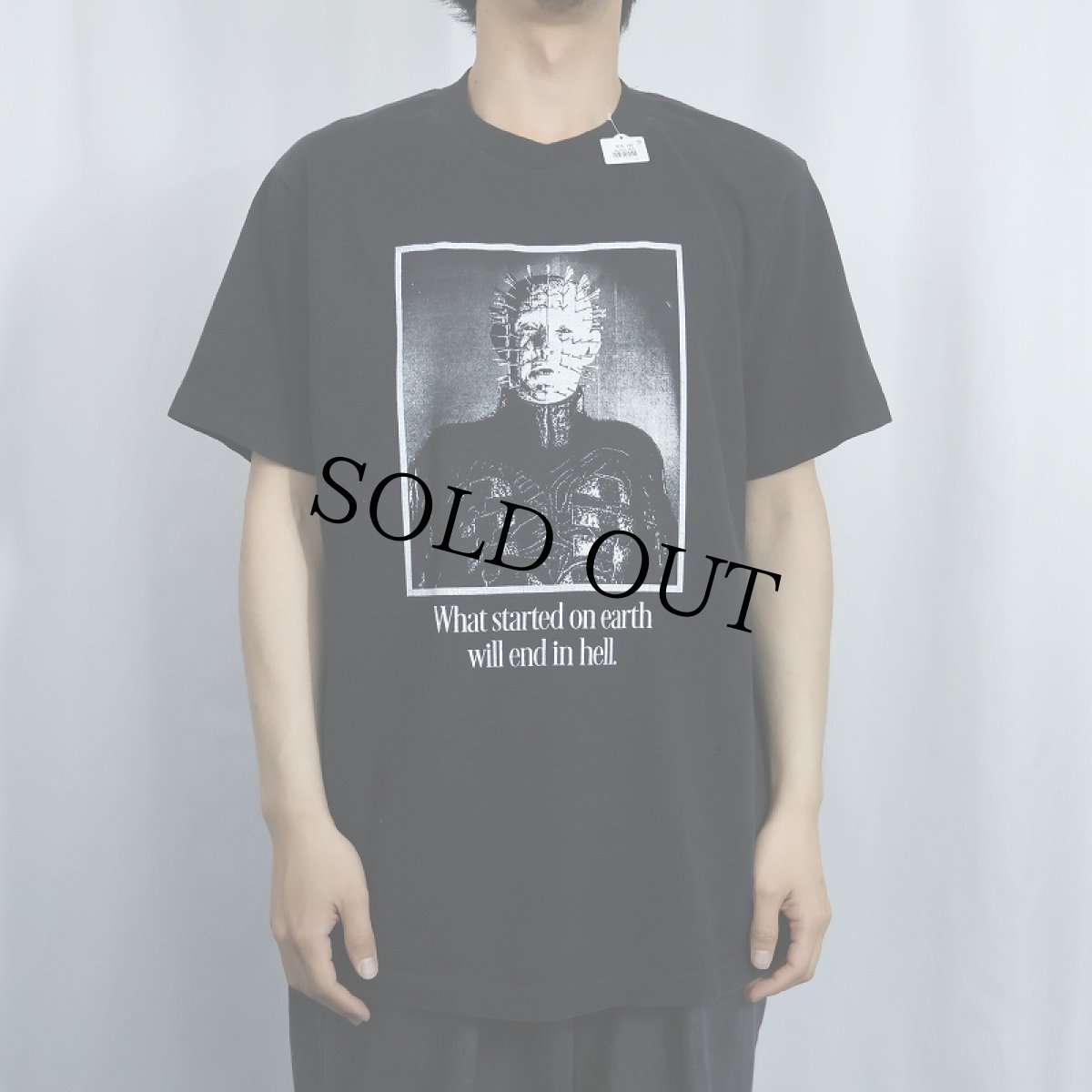 画像3: Hellraiser ホラー映画プリントTシャツ BLACK  (3)