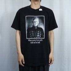 画像3: Hellraiser ホラー映画プリントTシャツ BLACK  (3)